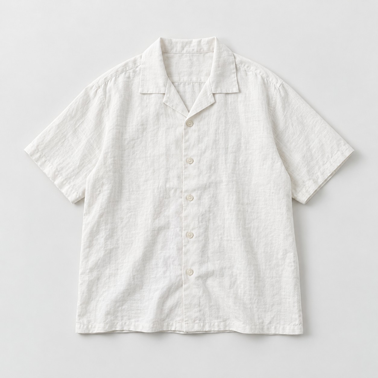 Nagi Camp Shirt, Chalk white