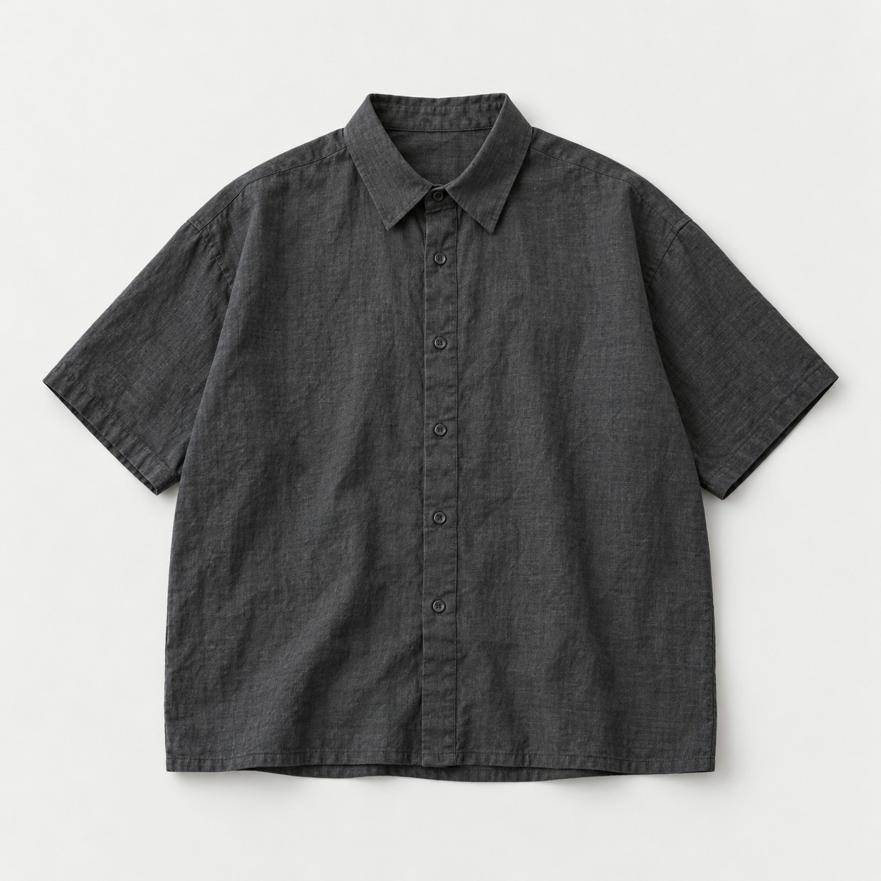 Sumi Box Shirt, Charcoal