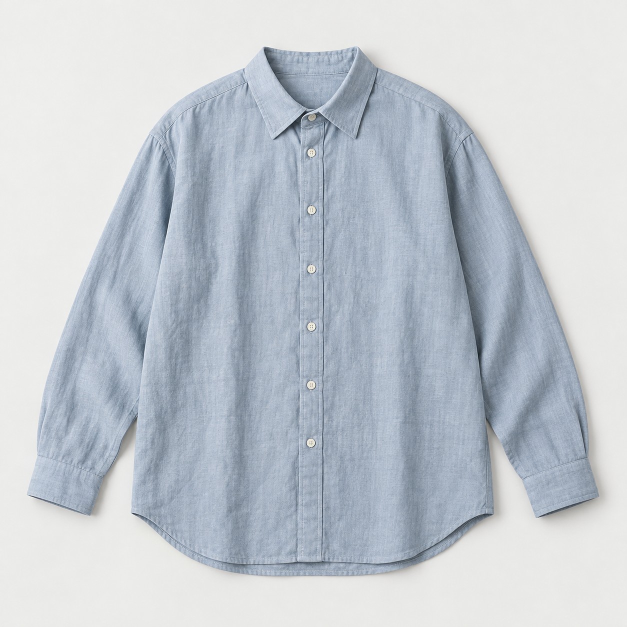 Umi Longline Shirt, Light blue gray